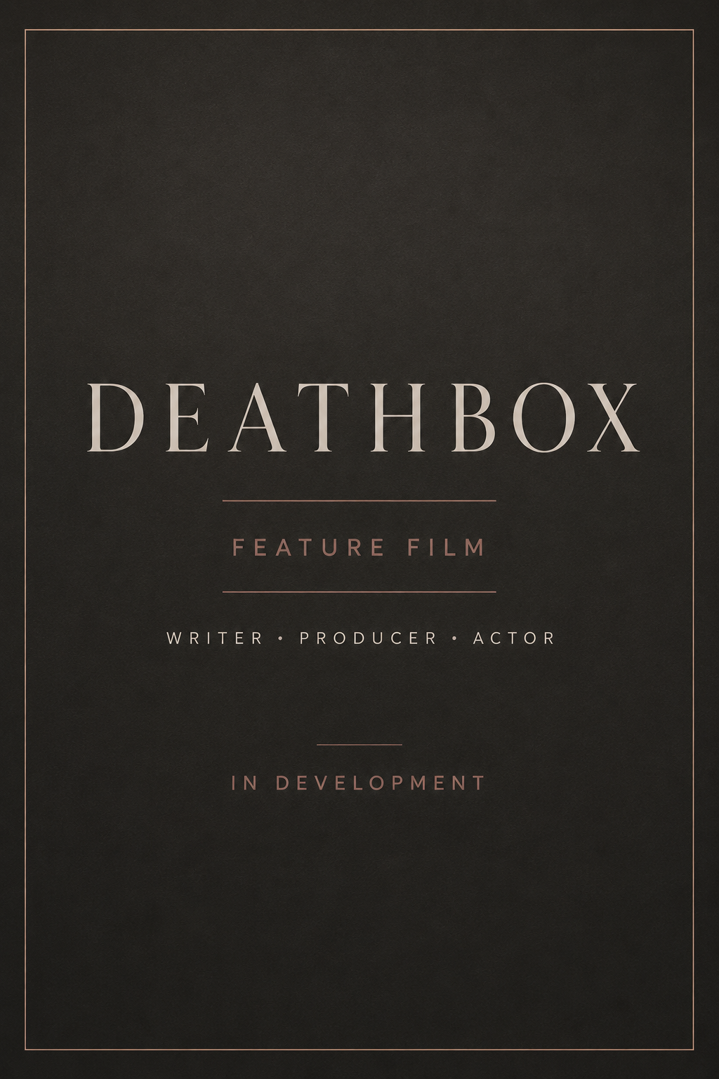 Deathbox feature film placeholder artwork